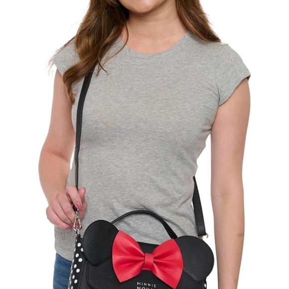 Loungefly Disney Minnie Mouse Crossbody Bag - Picture 8 of 8